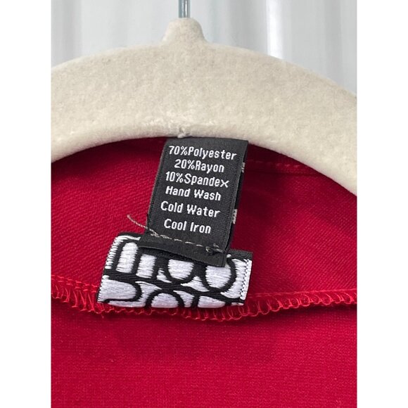 Clara Sunwoo Open Front Cardigan Size Large Long Sleeve Cozy Red Polyester NEW - Picture 4 of 8